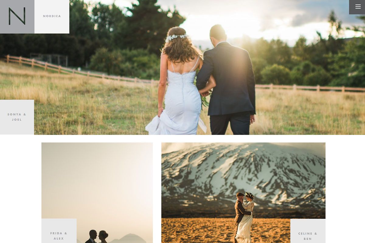 wedding photography websites nordica photography