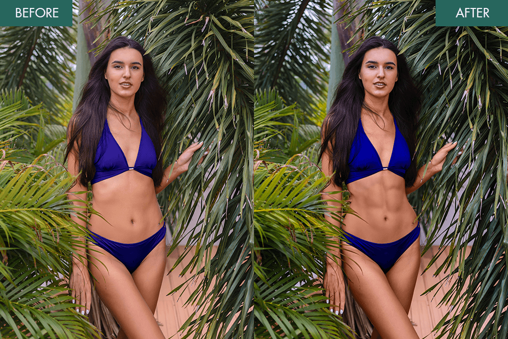 weedit photos body retouching before after