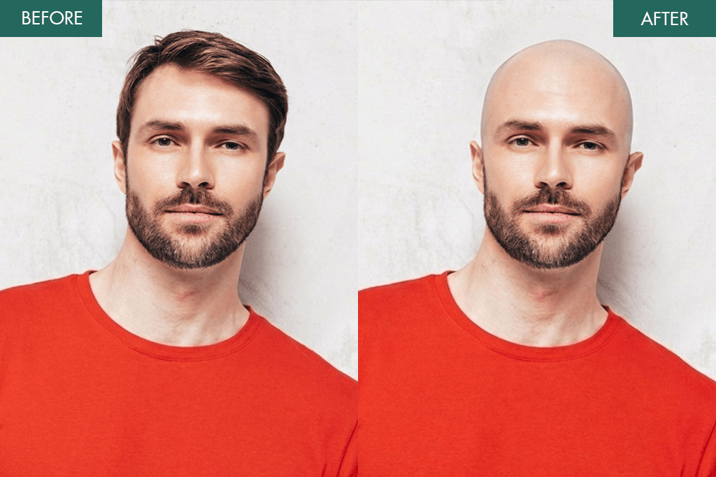 weedit retouch golden hour photo before after