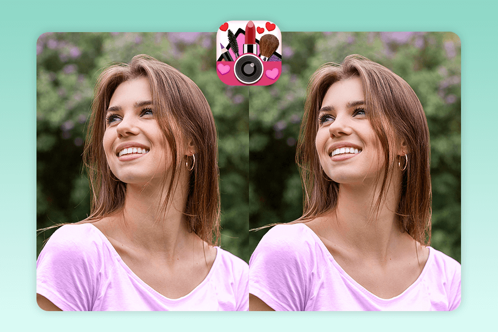 youcam makeup hair retouch