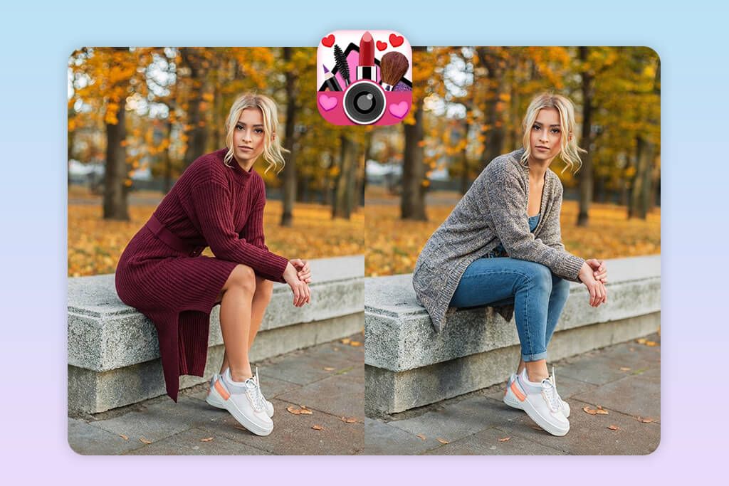 youcam makeup interface