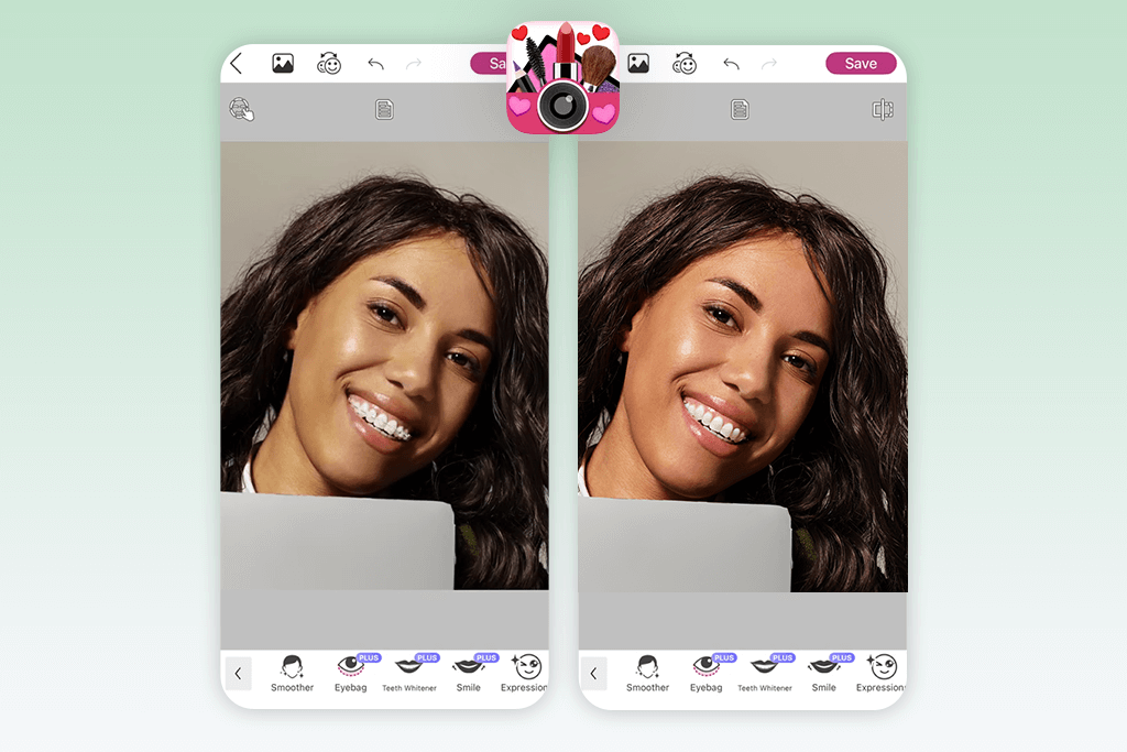 youcam makeup no braces filter