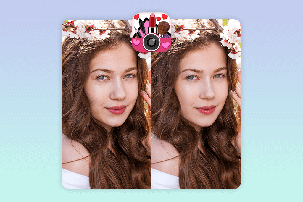 youcam makeup nose editing app