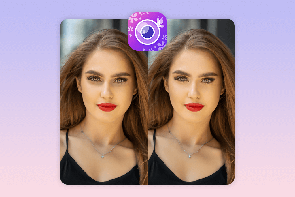 youcam perfect eyebags remover app
