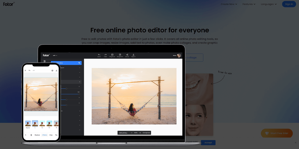 Photo Editor: Fotor - Free to Edit Photos Online, Image Editor