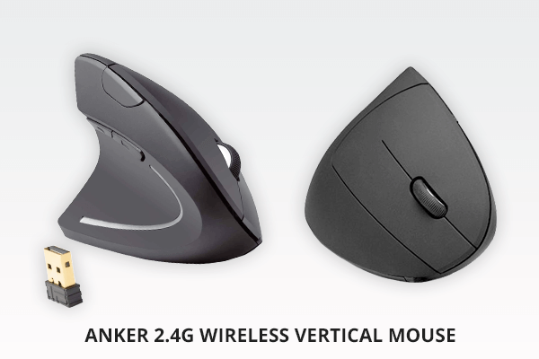 anker 2.4g wireless vertical mouse for photo editing