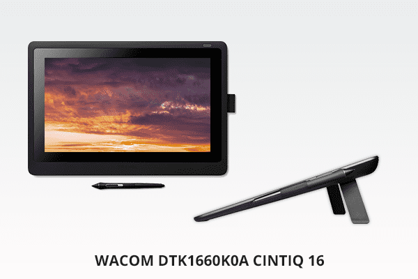 wacom dtk1660k0a cintiq 16 tablet for photo editing