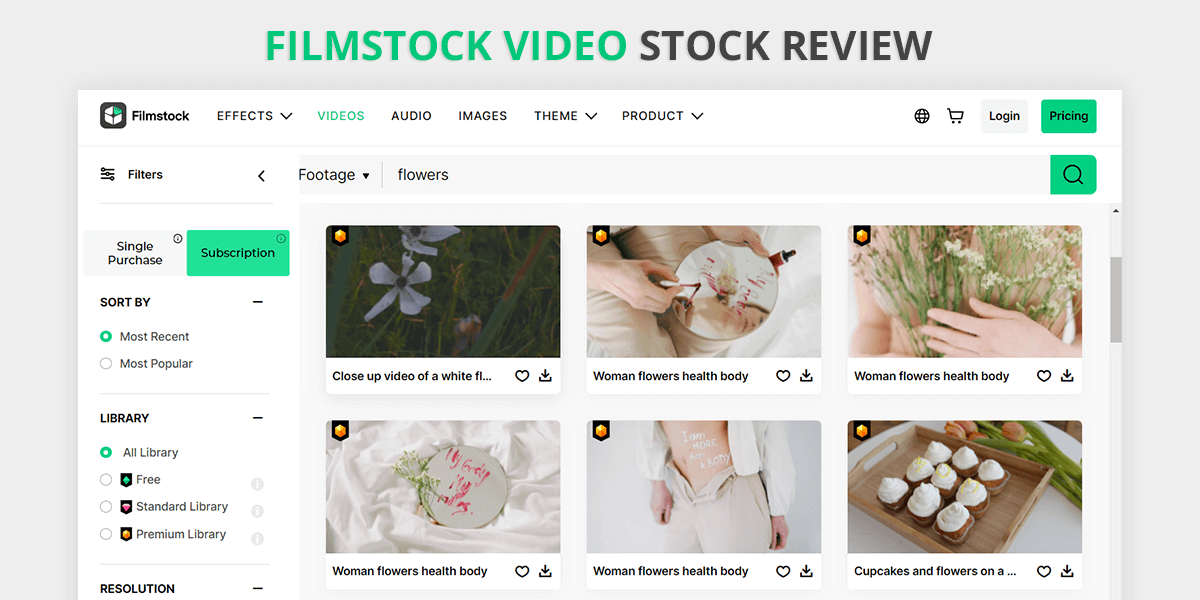 filmstock video stock review cover