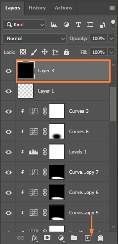 how to make an album cover in photoshop black layer