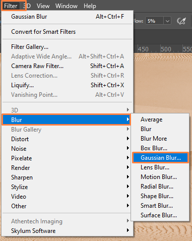 how to make an album cover in photoshop filter gaussian blur