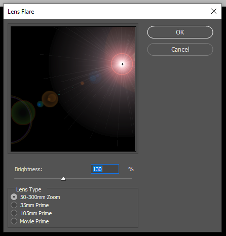 how to make an album cover in photoshop lens flare