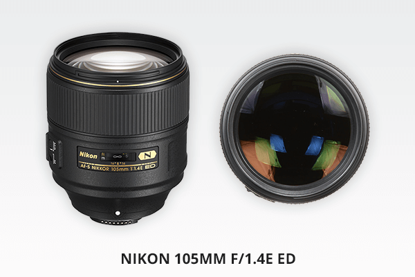 nikon 105mm f/1.4e ed lens portrait photography image