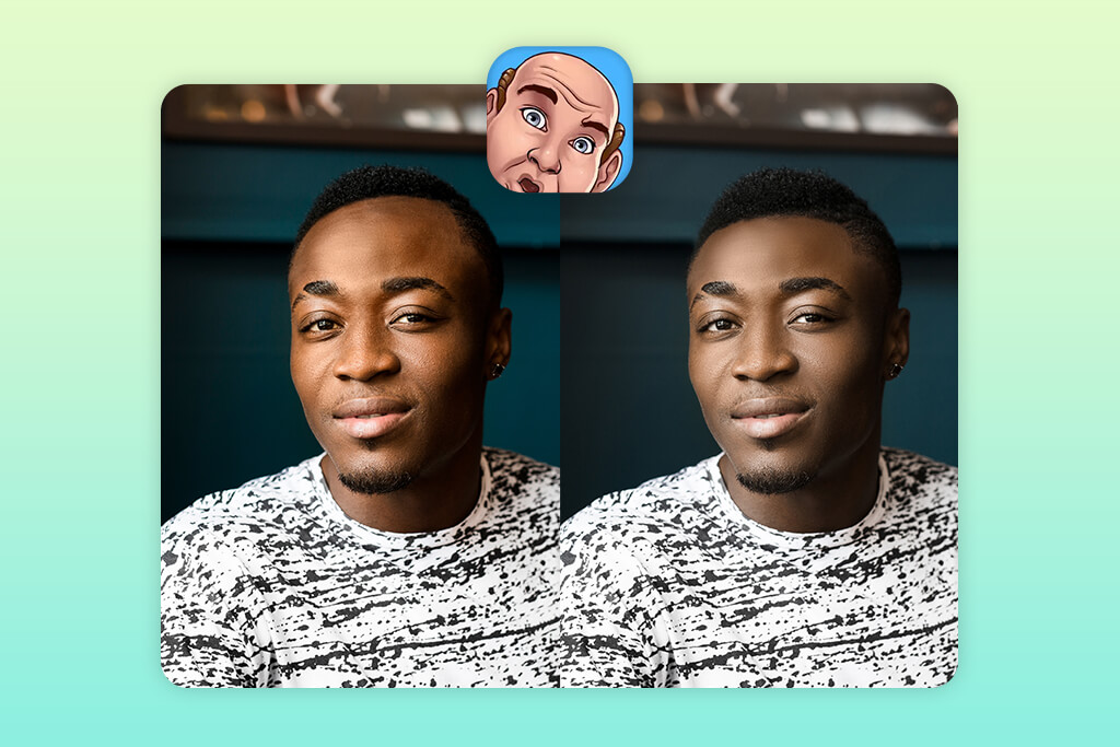 youcam makeup app to fix asymmetrical face in photos