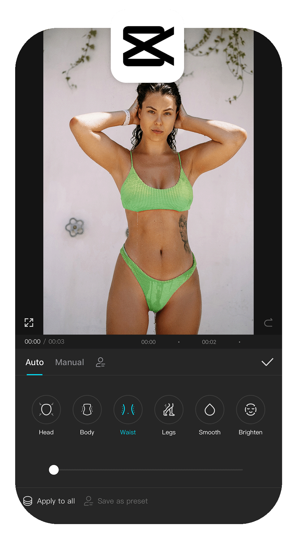 capcut abs filter app