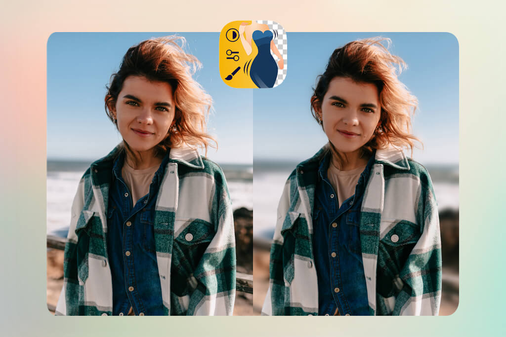 fix the photo body editor tune app to blur background