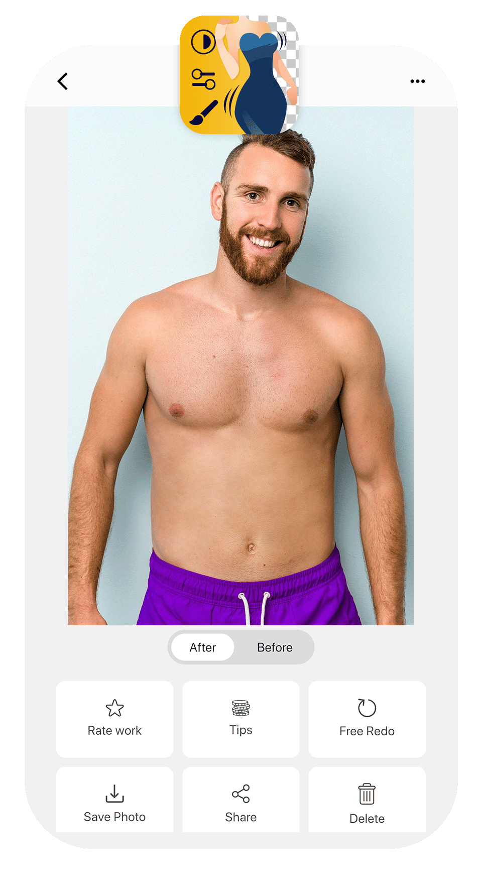 fix the photo body editor&tune abs filter app