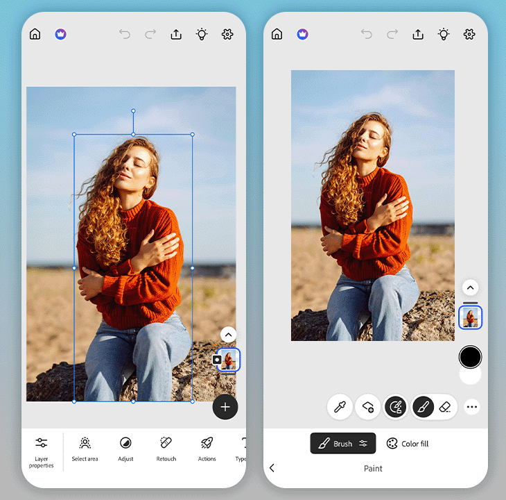 photoshop for iphone app interface gif