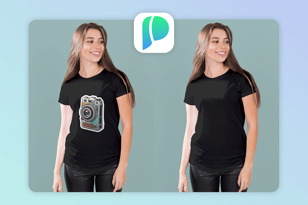 pincel remove logo from shirt app
