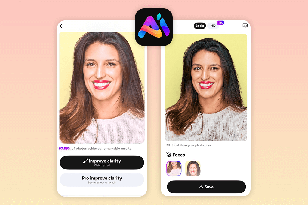 upfoto app interface