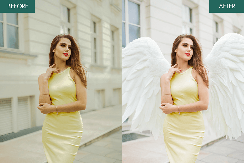 weedit portrait retouch service wings editing ad