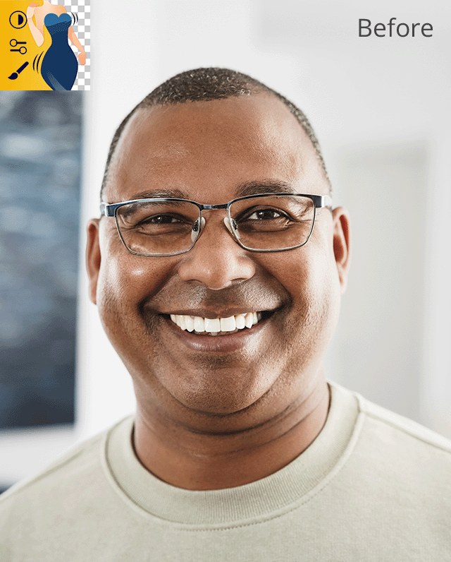 fix the photo body editor tune app to remove double chin