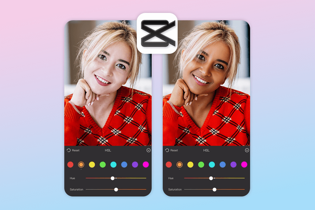 capcut change skin color app