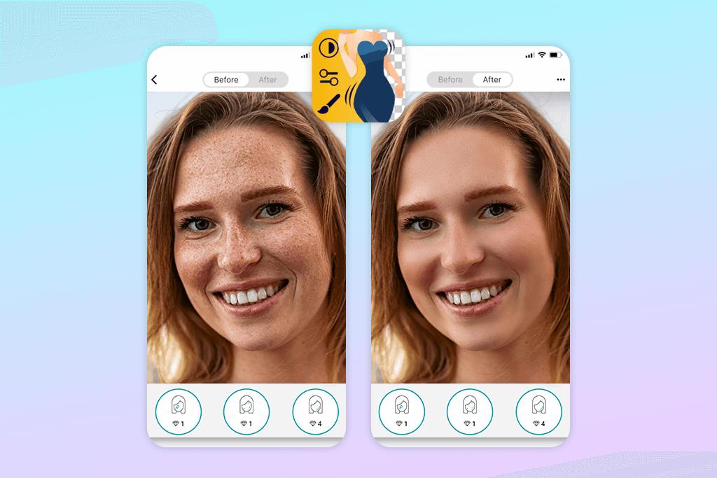 fix the photo body editor tune app to smooth skin