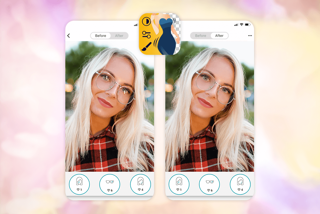 fixthephoto body editor tune app interface