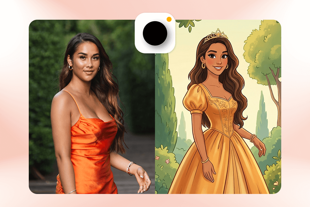 prequel disney princess filter app