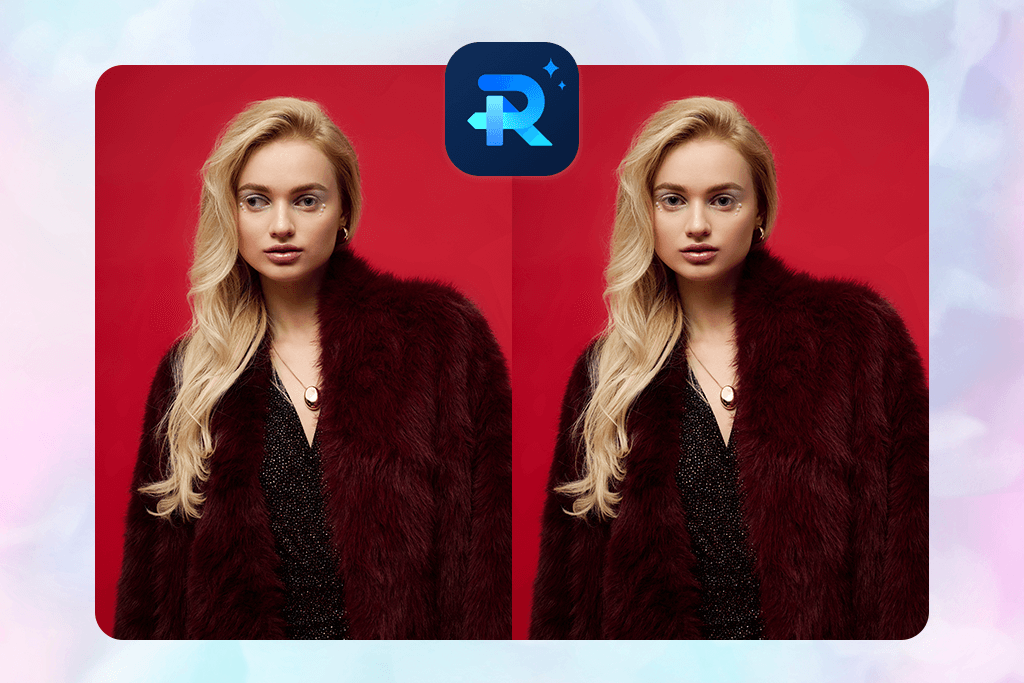 wondershare repairit app to fix lazy eye in photo