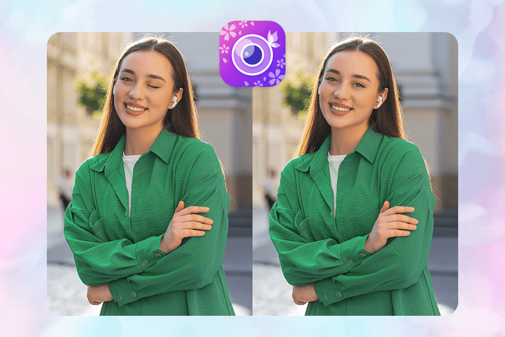 youcam perfect app to blur background